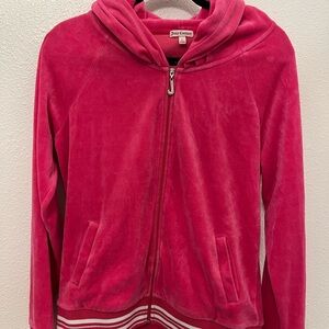 Juicy Couture velour zip up hoodie